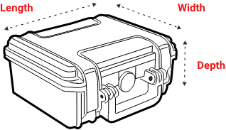 Explorer 5212HL Case Dimensions Diagram